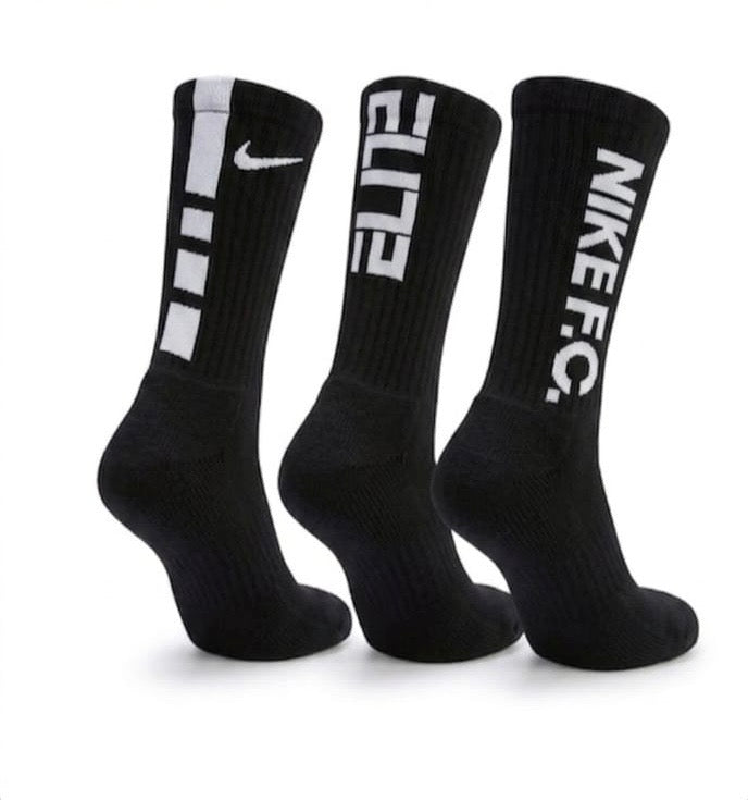3 Black Nike Bandle