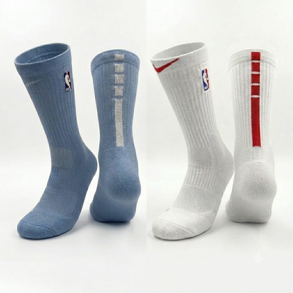 2 NBA Embroidered Premium Socks
