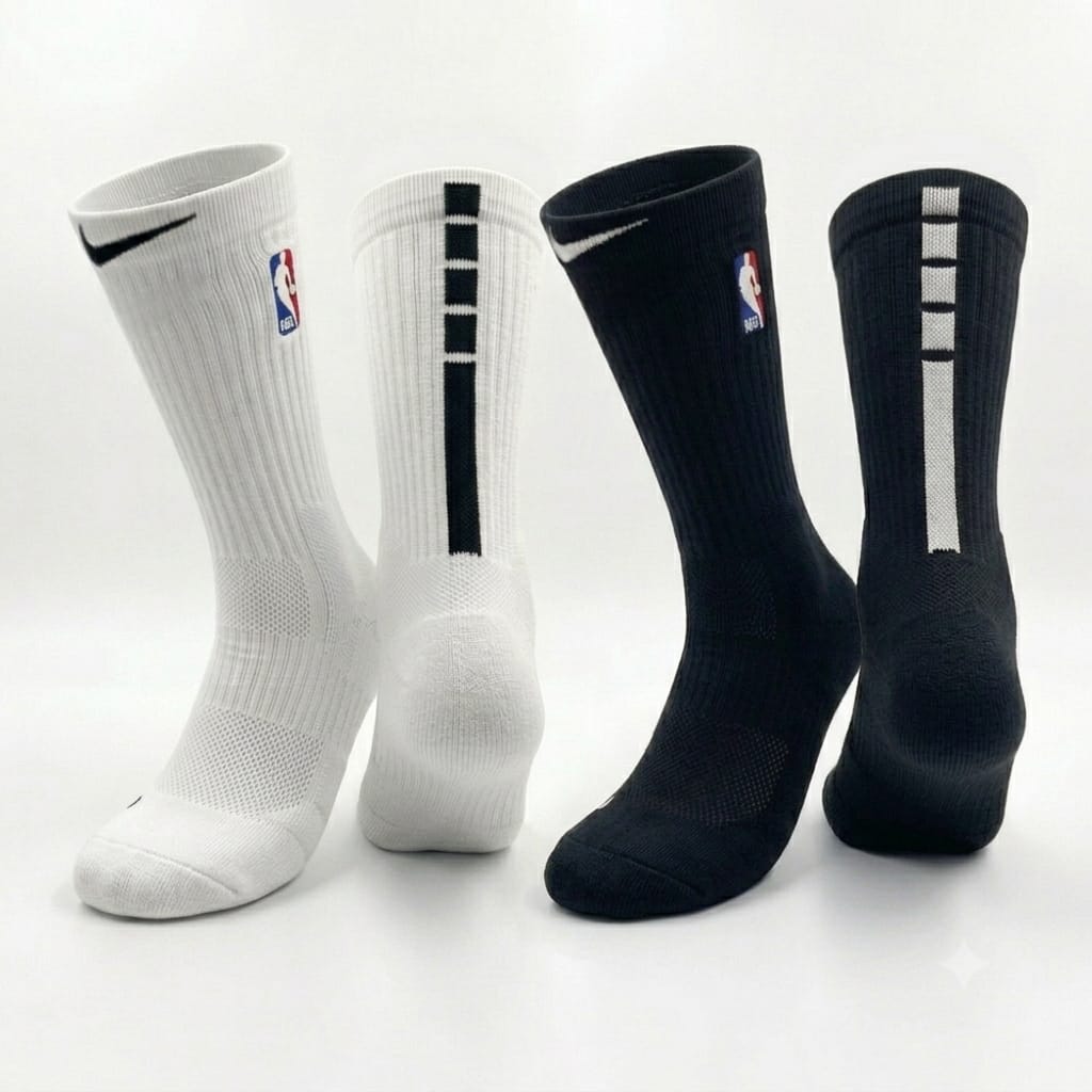 2 NBA Embroidered Premium Socks