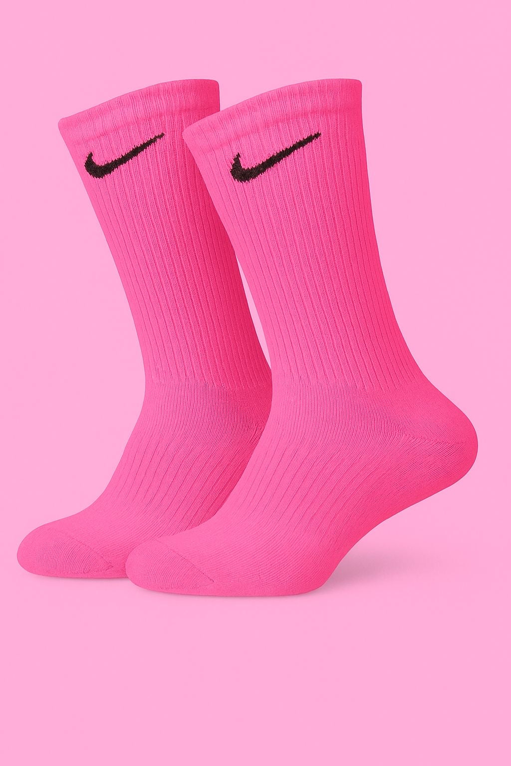 Fuchsia nike socks