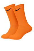 Orange Nike socks