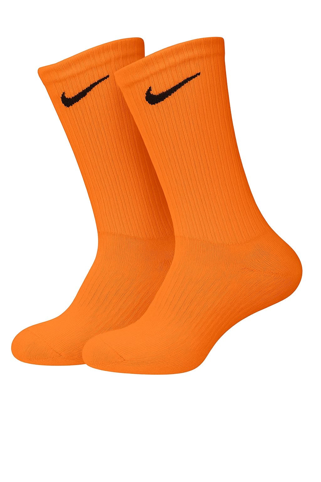 Orange nike socks