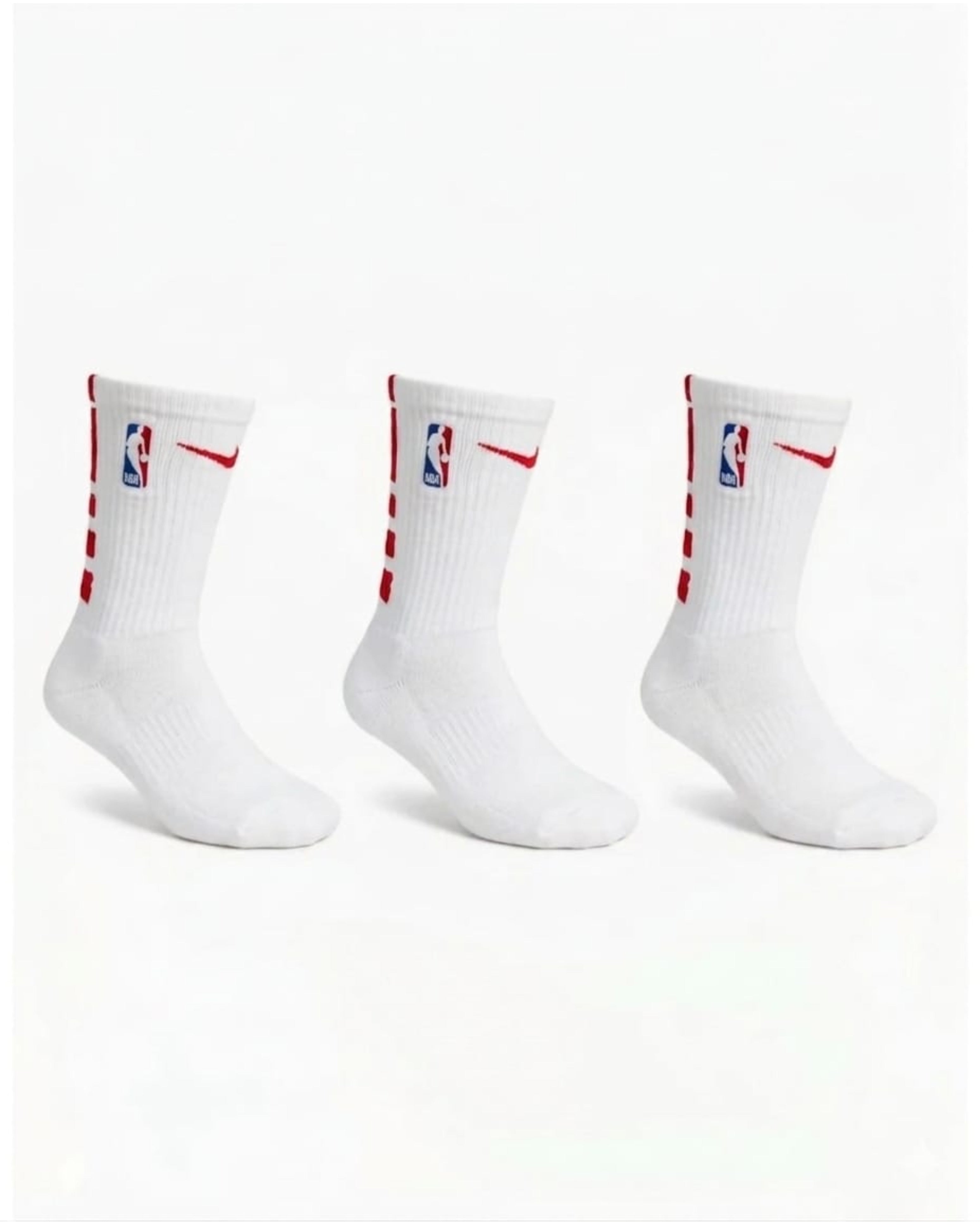 3 Nike NBA Red in White