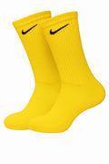 Yellow nike socks