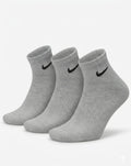 3 Gray Nike Ankle