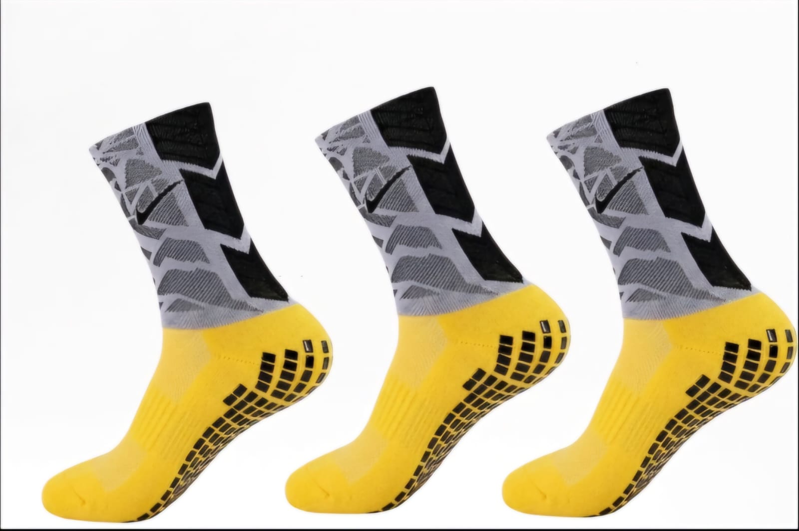 3 Yellow in Gray Nike Silicone