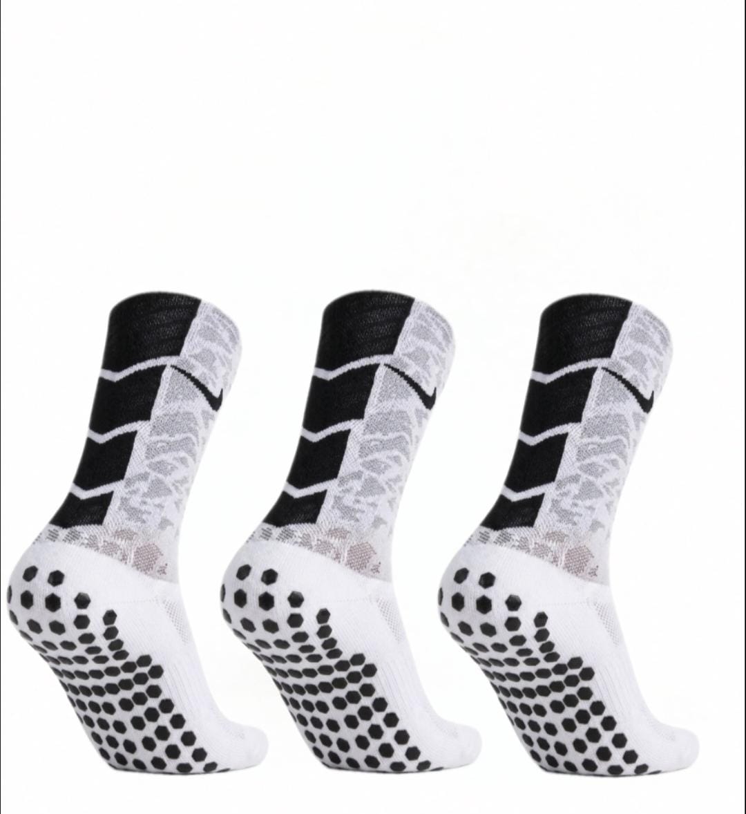3 White in Black Nike Silicone