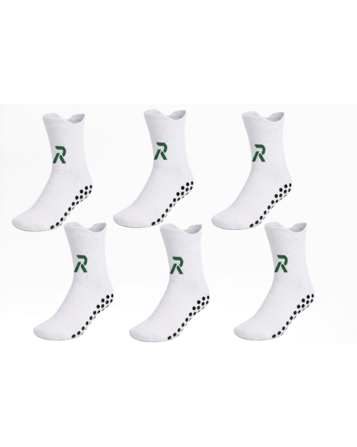 6 pairs Racore White Runx Silicone