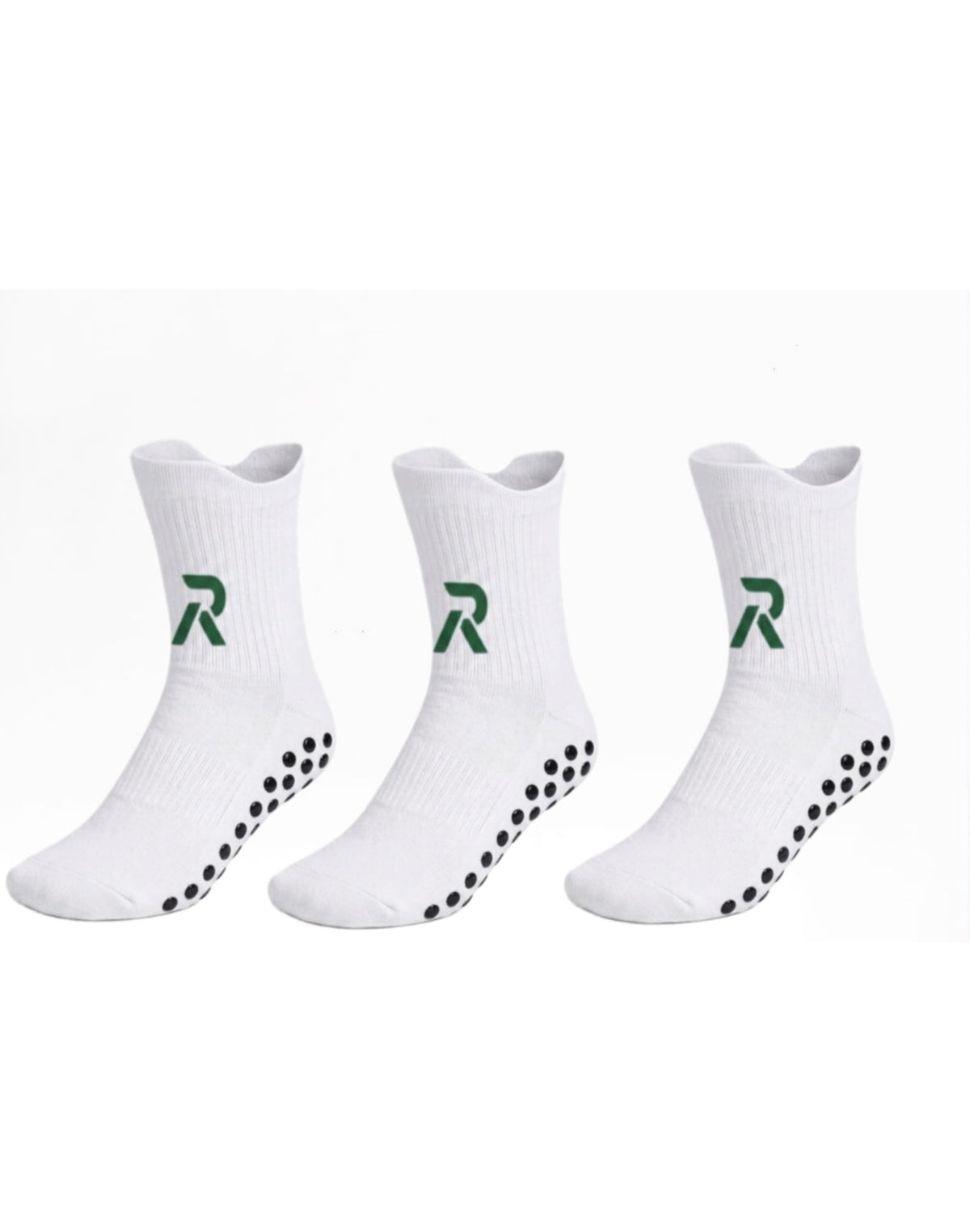 3 pairs Racore White Runx Silicone