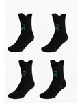 2 Pairs Racore Black Runx Silicone