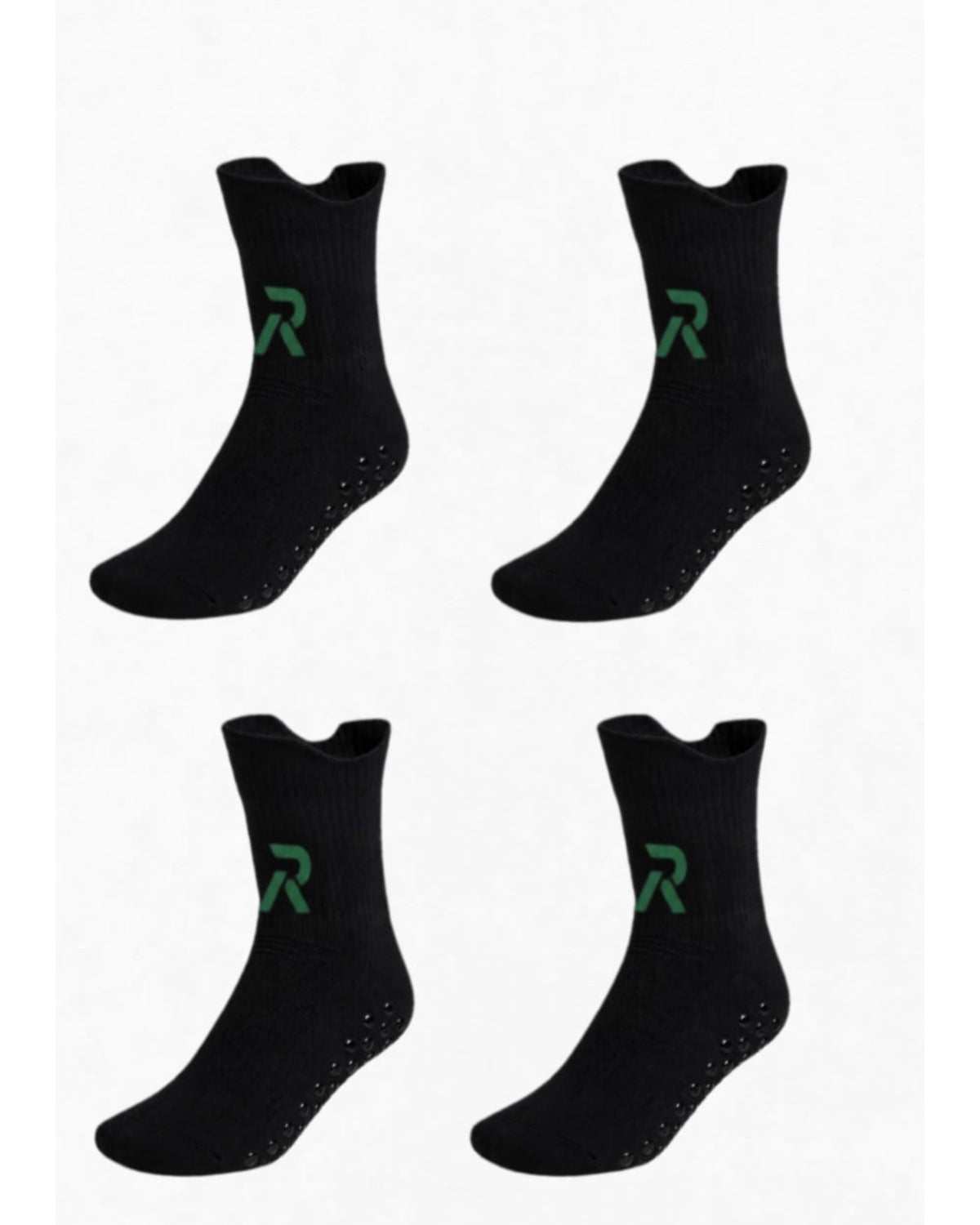 2 Pairs Racore Black Runx Silicone