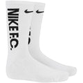 White Nike FC Socks