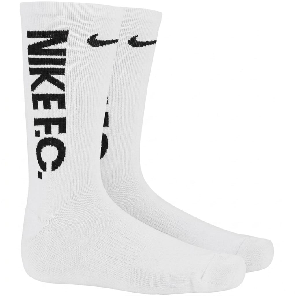 White Nike FC Socks