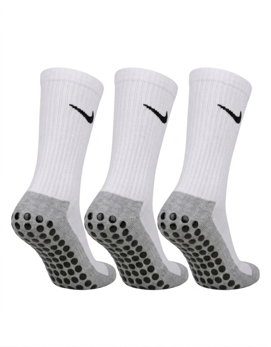 3 Gray in White Nike silicone