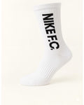 White Nike FC Socks