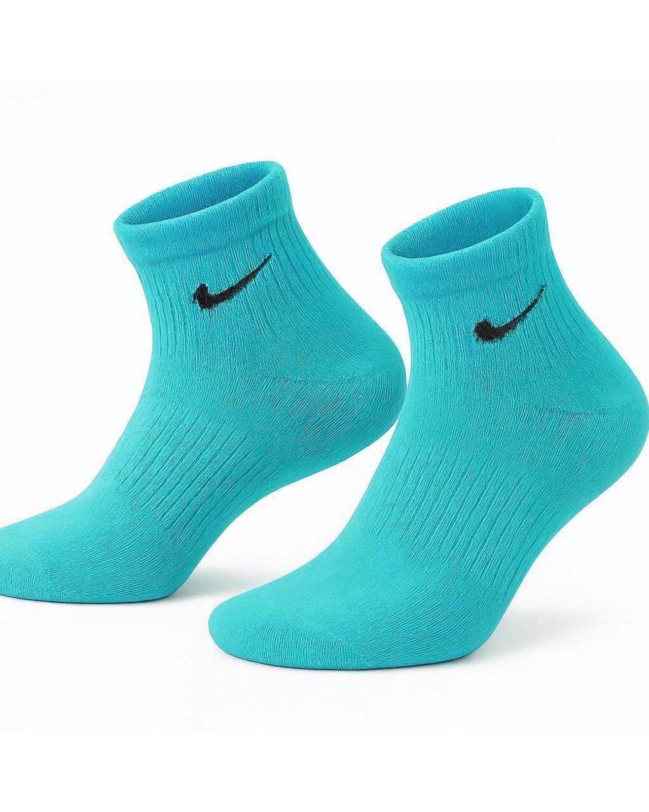 Turquoise Nike Ankle Socks