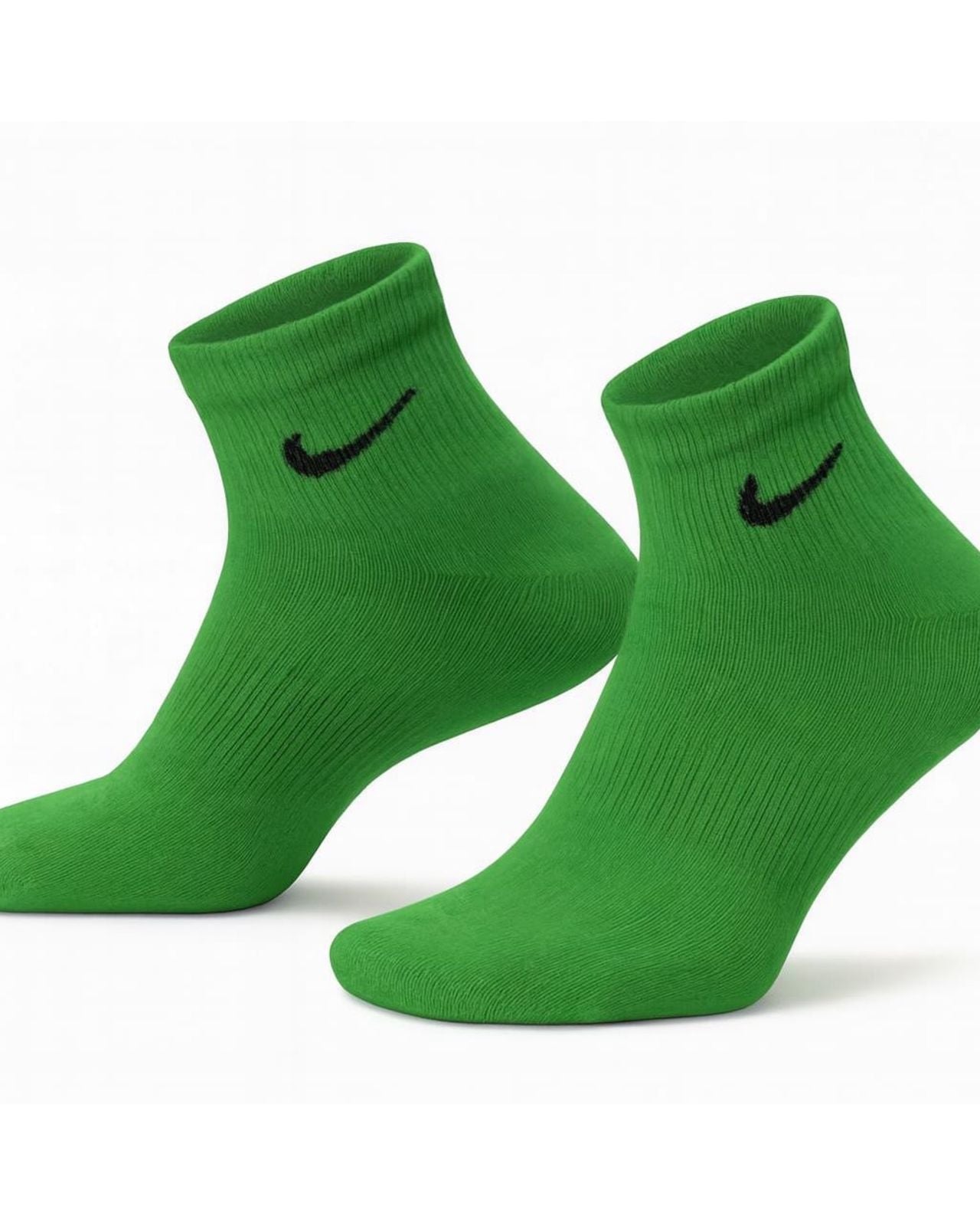 Green Nike Ankle Socks