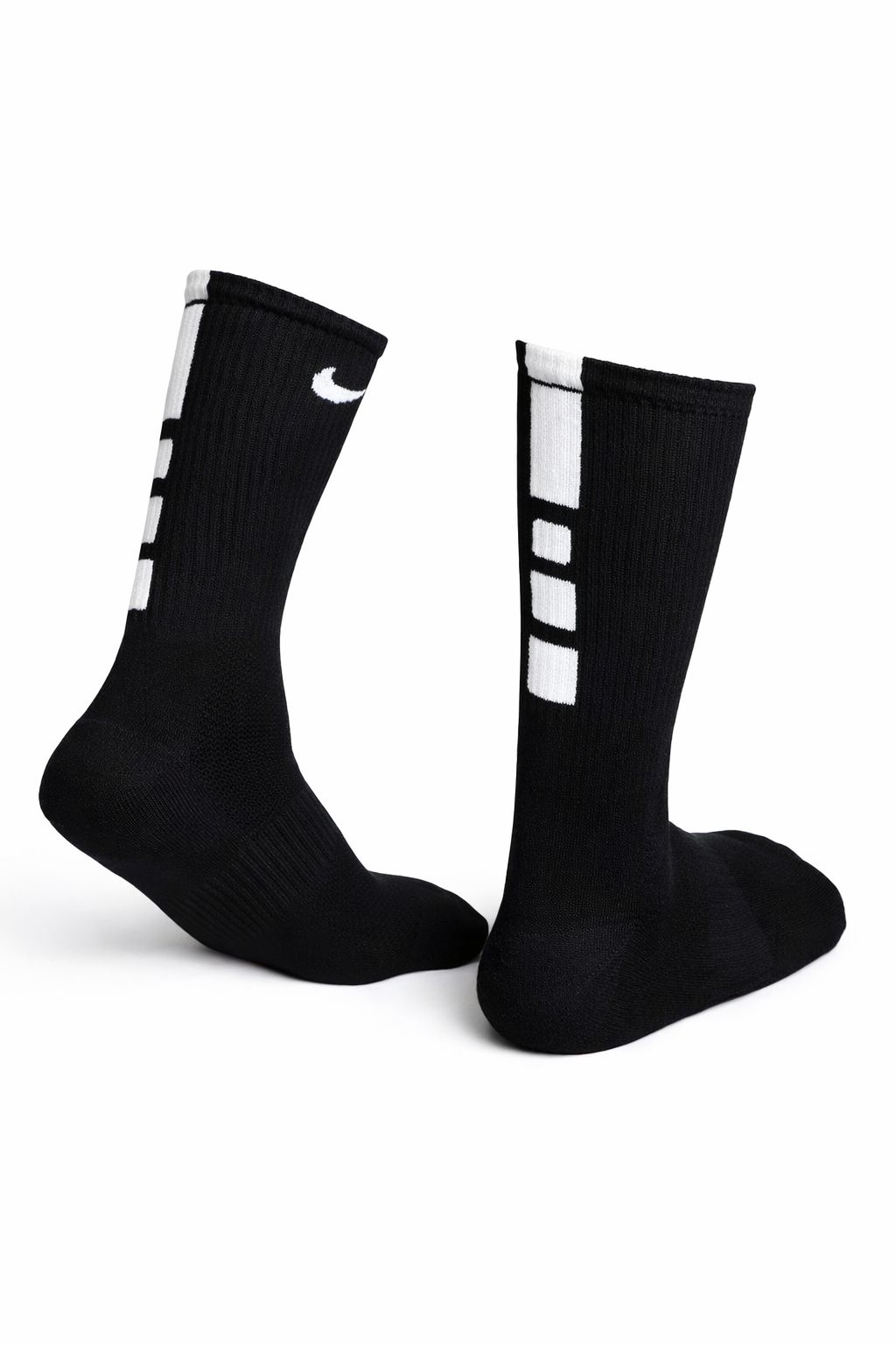 Black Nike Lines Socks