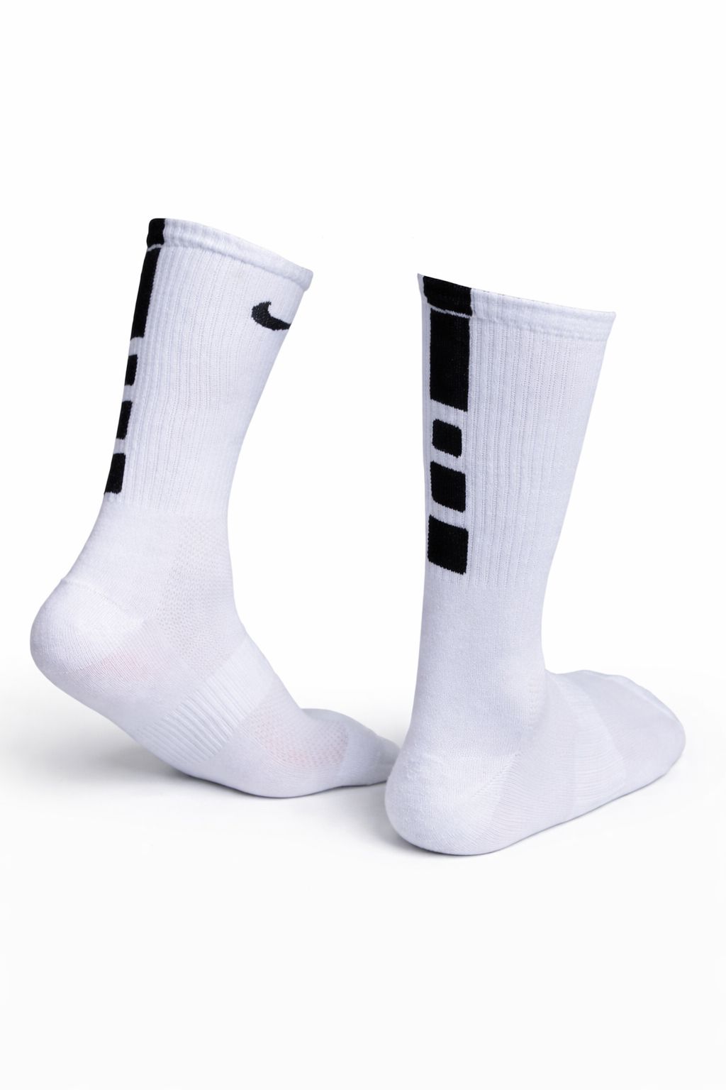 White Nike Lines Socks
