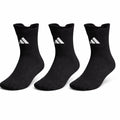 3 Black Adidas Runx Socks