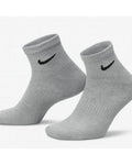 Gray Nike Ankle Socks